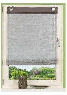 Home Wohnideen Raffrollo Effekt Voile anthrazit 140x95 cm (708304117) Home Wohnideen Raffrollo Effekt Voile anthrazit 140x95 cm (708304117)