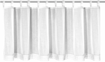 Neusser Collection Schlaufenpanneau Senta weiß-natur 45x150 cm (708304718) Neusser Collection Schlaufenpanneau Senta weiß-natur 45x150 cm (708304718)