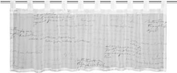 Neusser Collection Schlaufenpanneau Judit weiß-grau 45x135 cm (708304684) Neusser Collection Schlaufenpanneau Judit weiß-grau 45x135 cm (708304684)
