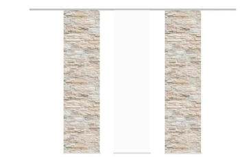 Home Wohnideen Wallis 60x245cm 3 Stk. beige Home Wohnideen Wallis 60x245cm 3 Stk. beige