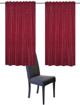 HOMEbasics Wolly 135x265cm 2 Stk. bordeaux HOMEbasics Wolly 135x265cm 2 Stk. bordeaux