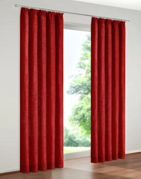 Wirth Warnow 132x180cm Kr&auml;uselband rot