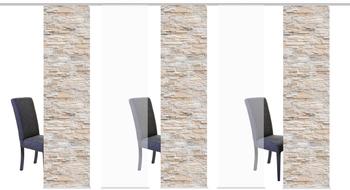Home Wohnideen Wallis 60x245cm 5 Stk. anthrazit Home Wohnideen Wallis 60x245cm 5 Stk. anthrazit