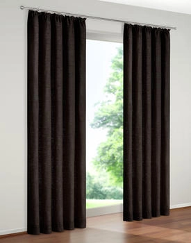 Wirth Warnow 132x160cm Kräuselband schwarz Wirth Warnow 132x160cm Kräuselband schwarz