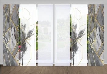 HOME in green Signum 60x245cm 6 Stk. grau
