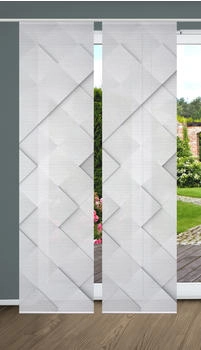 HOME in green Sylvia 60x245cm 2 Stk. grau