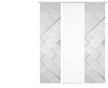 HOME in green Sylvia 60x245cm 3 Stk. grau