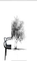 HOME WOHNIDEEN Schiebegardine "TREE" Paneelwagen 1 Stk. tlg. Schiebewand...
