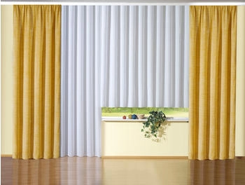 Wirth Warnow 132x255cm Kr&auml;uselband gelb