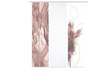 HOME in green Signum 60x245cm 3 Stk. rosa