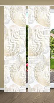 HOME in green Spiro 60x245cm 2 Stk. goldfarben