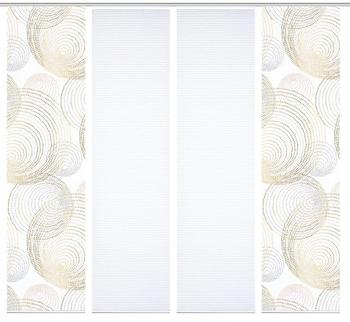HOME in green Spiro 60x245cm 4 Stk. goldfarben