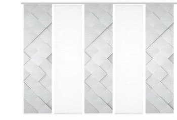 HOME in green Sylvia 60x245cm 5 Stk. grau