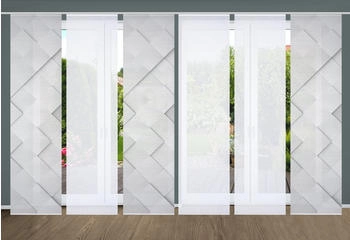 HOME in green Sylvia 60x245cm 6 Stk. grau