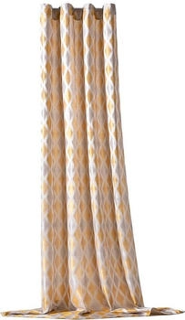 Weckbrodt Raute 140x245cm senf-silberfarben Weckbrodt Raute 140x245cm senf-silberfarben