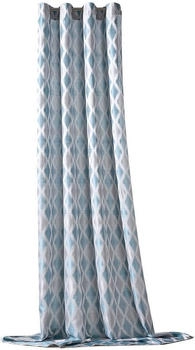 Weckbrodt Raute 140x245cm silberfarben-türkis Weckbrodt Raute 140x245cm silberfarben-türkis