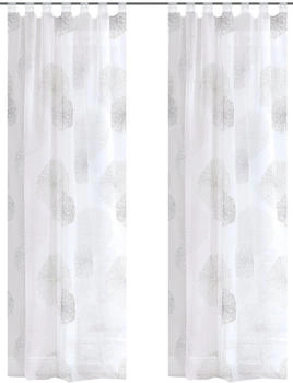 Home Wohnideen Rawlins 140x225cm Schlaufen 2 Stk. grau