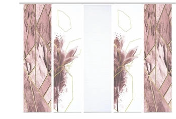 HOME in green Signum 60x245cm 5 Stk. rosa
