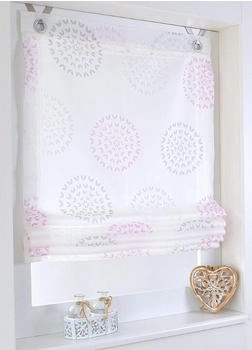 Kutti Bella mit Edelstahlhaken 80x140cm grau/rosé/weiß