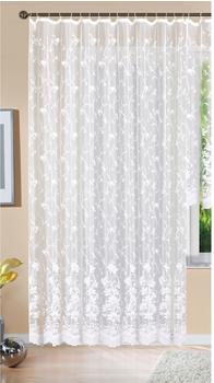 Gardinenbox Vorhang Weiß Textil 300x245 cm Oeko-Tex® Standard 100 Wohntextilien Fertiggardinen Schlaufenschals (800000797281)