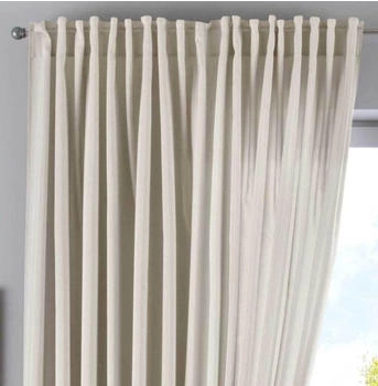 Gardinenbox Schlaufengardine Sand Textil 300x250 cm Oeko-Tex® Standard 100 Wohntextilien Fertiggardinen Schlaufenschals (800001080281)