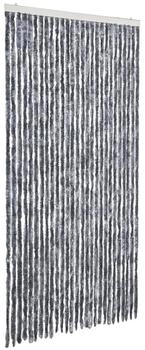vidaXL Insektenschutz-Vorhang Silber Chenille (315140)