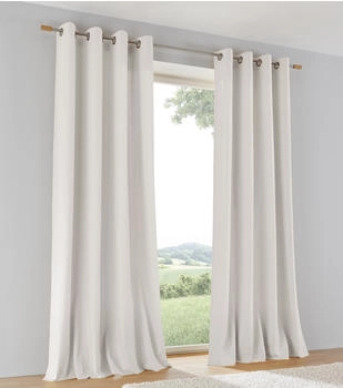 Kutti Duck Ösen 140x245cm offwhite