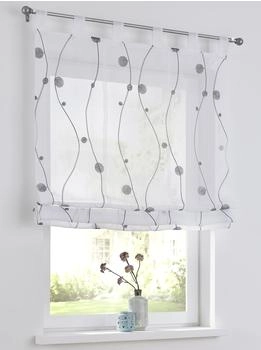 Kutti Nelly mit Schlaufen 45x140cm weiß grau