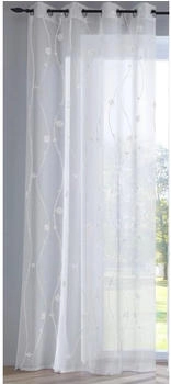 Kutti Nelly Ösen Kreise 135x225cm grau weiß