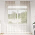 vidaXL Voile-Vorhang mit Vorhängen 2 pcs Sand 140x245cm Polyester (4108020)