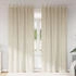 vidaXL Vorhänge mit Vorhängen 2 pcs Creme 140 x 225 cm Samt (4107190)