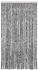 vidaXL Fliegenvorhang Grau Schwarz und Weiß 100x230 cm Chenille (377338)
