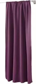 Woltu Gardine (1 St) blickdicht Blickdicht mit Kräuselband für Schiene 250 g/m² violett 135x245cm
