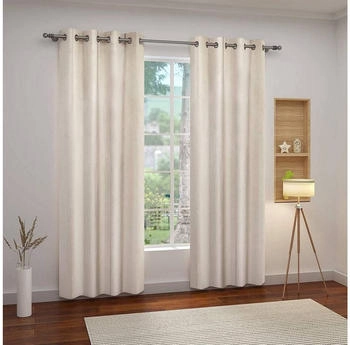 Woltu Woltu (1 St) Stangendurchzug verdunkelnd mit Ösen blickdicht beige 140 cm x 245 cm