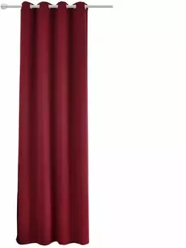 Woltu Gardine 130 g/m² mit Ösen blickdicht leicht & weich 135x225cm bordeaux