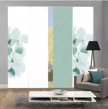 Home Fashion Digitaldruck Bonita mint 4er-Set 60x245 cm