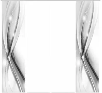 Home Fashion Digitaldruck Gliwe grau 4er-Set 60x245 cm