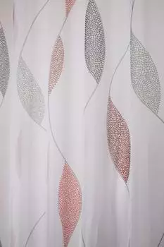 Home Wohnideen Paolo 140x245cm Schlaufen halbtransparent rot