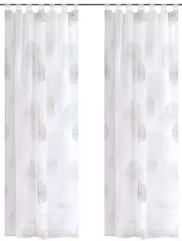 Home Wohnideen Rawlins 140x145cm Bügelband 2 Stk. grau