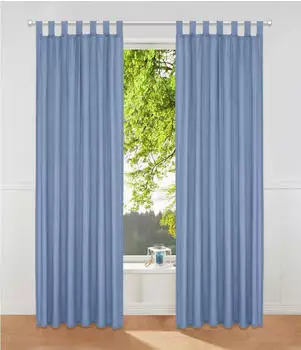 Home Affaire Parry 140x265cm 2 Stk. blau