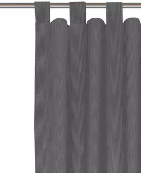 Wirth Uni Collection 142x315cm Schlaufen schwarz – Bio-Baumwolle verbindet Wohnkomfort mit bewusster Materialwahl