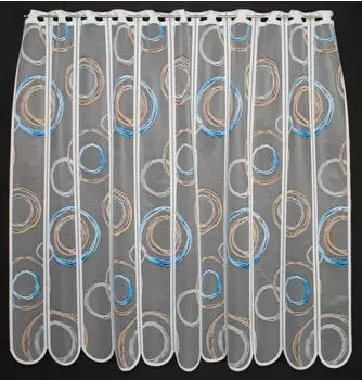 Kranzusch Kringel 55x110cm blau/orange