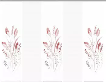 Home Wohnideen Ayene 260x60cm 5 Stk. rot (080944)