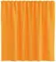 vidaXL Voile Vorhänge mit Stangentaschen 2 Stk. Orange (4102191)