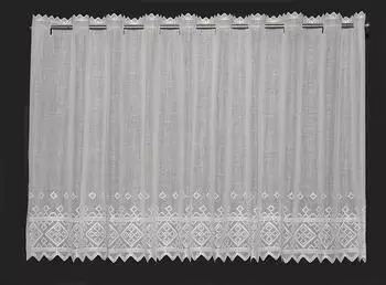 Kranzusch Batist mit Kreuzstich 168x47cm