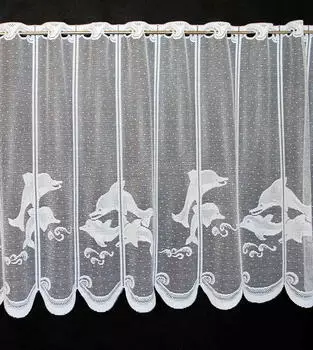 Kranzusch Delfin 154x90cm weiß