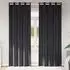 vidaXL Verdunkelungsvorhänge 2 pcs Dunkelgrau 140 x 225 cm Samt (4107225)