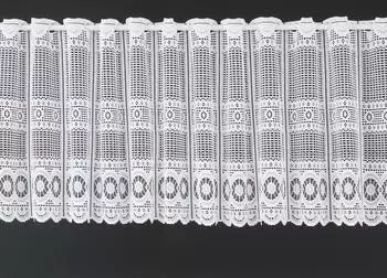 Kranzusch Jacquard-Gardine mit gebogtem Abschluss 187,5x45cm