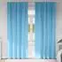 vidaXL Verdunkelungs-Vorhänge mit Ringen 2 pcs Himmelblau 225 x 140 cm (4107435)