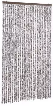 vidaXL Insektenschutz-Vorhang Chenille Braun und Beige 120x220cm (315131)